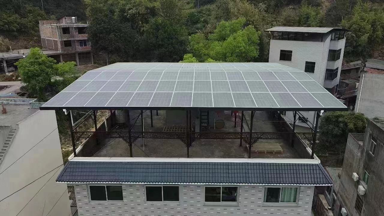 西双版纳15kw+10kwh自建别墅家庭光伏储能系统